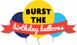 Burst Nisa's 40th Birthday Balloons