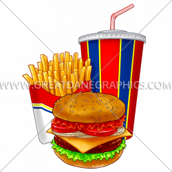 Fast Food | Production Ready Artwork for T-Shirt Printing