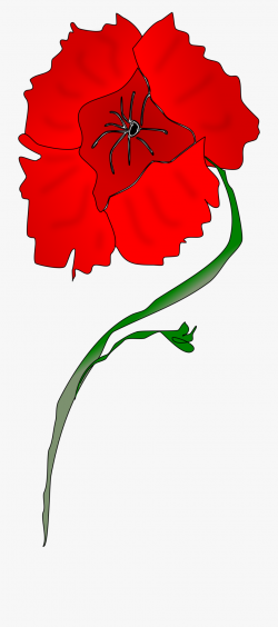 Free Poppy Clipart Single Poppy - Poppy Cartoon Flower ...