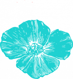 Blue Poppies Clip Art at Clker.com - vector clip art online, royalty ...