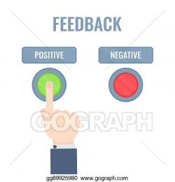 Vector Art - Positive feedback poster. Clipart Drawing ...