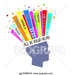 EPS Vector - Psychology concept with optimistic feelings and ...