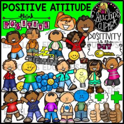 Positive Attitude Clip Art Bundle {Educlips Clipart}