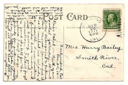 Antique Images: Postcard Back Image Digital Clip Art ...