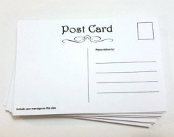 Blank postcards - Clip Art Library