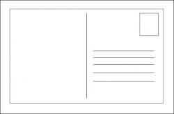 blank-postcard-template … | Templates and Activities ...