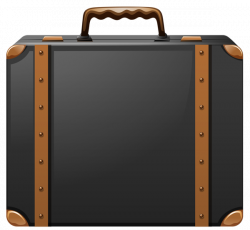 Black and Brown Suitcase PNG Clipart Image | Graphics | Pinterest ...