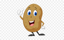 Potato Cartoon clipart - Potato, Nose, Food, transparent ...