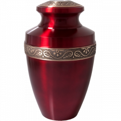 Red Cremation Urns | Metal | Personalized | Memorial Gallery
