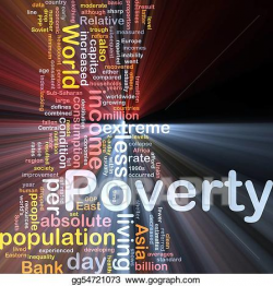 Stock Illustration - Poverty word cloud box package. Clipart ...