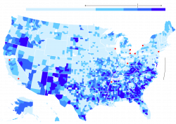 Us Rich And Poor Areas Map | Cdoovision.com