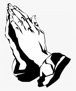 Jesus Hands Png - Praying Hand Black And White, Cliparts ...