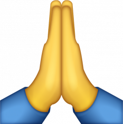 Download Praying Iphone Emoji Icon in JPG and AI | Emoji Island