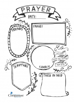 Your Free Prayer Journal Templates | Compassion UK