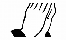 Hand Emoji Clipart Pray - Clip Art Welcome Hand, Transparent ...