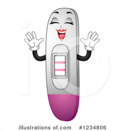 Pregnancy Test Clipart #1234806 - Illustration by BNP Design Studio