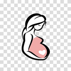 Pregnant woman illustration, Pregnancy Woman Childbirth ...
