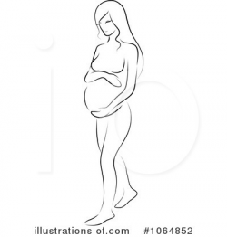 Pregnant Clipart #1064852 - Illustration by Vector Tradition SM