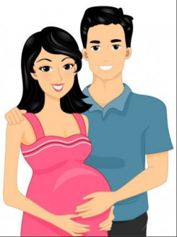 cartoon expectant mothers 01 vector | Places to Visit | Baby ...