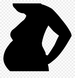 Pregnant Woman Silhouette Clip Art Free Clipart Pregnant ...