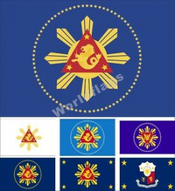 Details about Philippine President Flag 3X5FT Historical Vice President  Banner