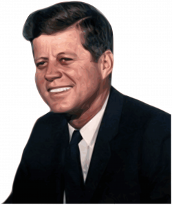 Clipart - John Fitzgerald Kennedy 35th President of the United States
