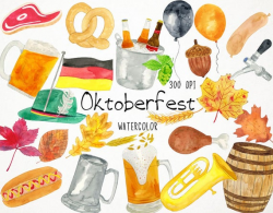 Oktoberfest Clipart, Germany Clipart, Beer Clipart, Pretzel Clipart, German  Clipart, Octoberfest Clipart, Oktoberfest Graphics