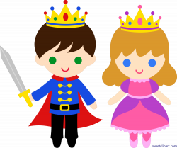 Prince and Princess 1 Clip Art - Sweet Clip Art