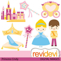 Digital clipart.. Princess Cindy 07402.. Commercial use ...