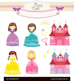 princess clip art | birthdays | Clip art, Castle clipart ...