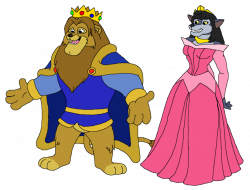 Prince Leo and Princess Aurora Rose Worgen by KingLeonLionheart on ...
