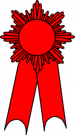 Clipart - prize ribbon red
