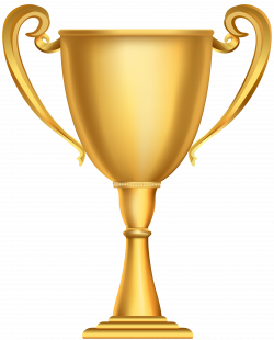 Trophy Gold medal Award Clip art - Gold Cup Trophy PNG Clip Art ...