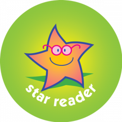 Star - star reader 38mm - pack of 75 38mm reward stickers