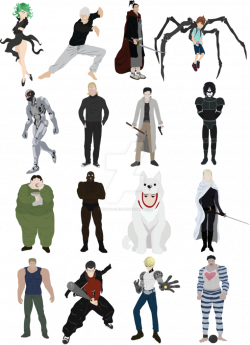 One Punch Man - S-Class heroes by DigitalCleo on DeviantArt