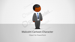 Malcolm Character Clipart for PowerPoint | Cartoon ...