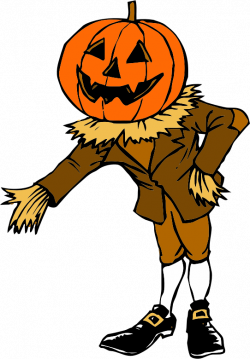 scary pumpkin man clipart - Clipground