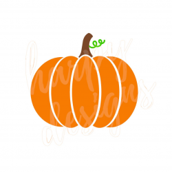 Pumpkin SVG File, Pumpkin Clipart, Pumpkin Cut Files, Fall SVG, Cricut  Files, Silhouette Files