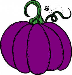 Purple Pumpkin Clip Art at Clker.com - vector clip art online ...