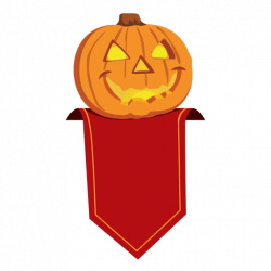 Pumpkin halloween badge - Transparent PNG & SVG vector
