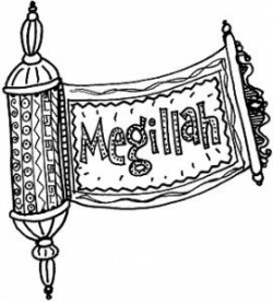 Megillah Purim Scroll | Hamsa, and other symbols | Happy ...