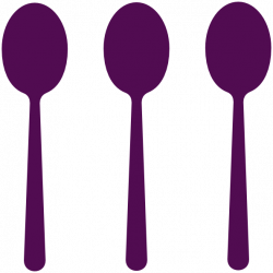 Purple clipart fork ~ Frames ~ Illustrations ~ HD images ~ Photo ...