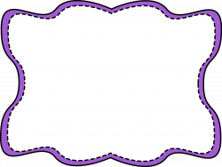 Purple Clip Art Border - Alternative Clipart Design •