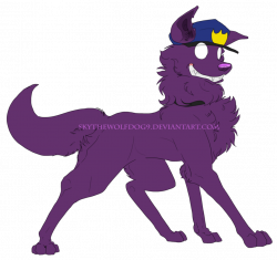 28+ Collection of Purple Wolf Drawing | High quality, free cliparts ...