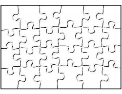 Printable Blank Puzzle Piece Template | school | Puzzle ...