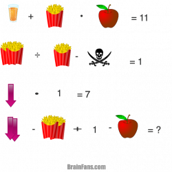 Popcornapplescullarrowjuice | Logic Riddle - BrainFans