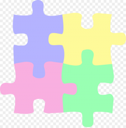 pastel puzzle pieces clipart Jigsaw Puzzles Clip art clipart ...