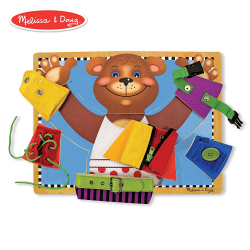 Melissa & Doug Basic Skills Board (Developmental Toys, 6 Removable Pieces &  Puzzle Board, Practice Fine Motor Skills)
