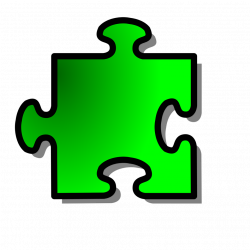 Puzzle Piece | Free Stock Photo | Illustration of a green puzzle ...