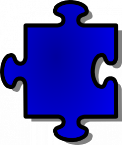 Jigsaw Blue Puzzle Piece Clip Art at Clker.com - vector clip ...